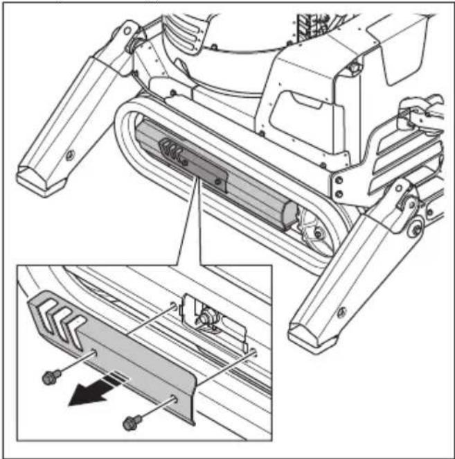 HUSQVARNA CEORA 544 EPOS - So entfernen und installieren Sie die Gleisketten (DXR 95) - 1