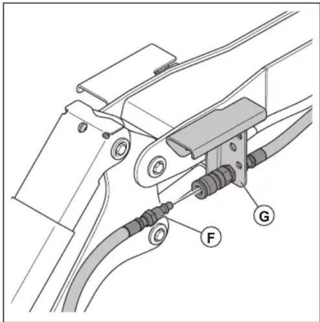 HUSQVARNA CEORA 544 EPOS - So montieren und demontieren Sie die Werkzeuge am Gerät (DXR 145, DXR 275, DXR 305, DXR 315) - 8