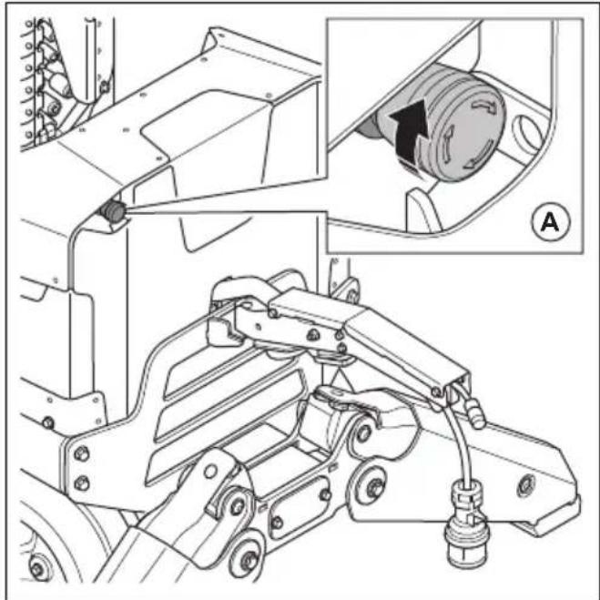 HUSQVARNA CEORA 544 EPOS - To do a check of the emergency stop button on the product (DXR 95) - 1