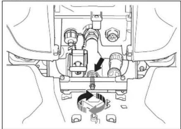 HUSQVARNA CEORA CS4 - Pour fixer le carter de coupe - 3