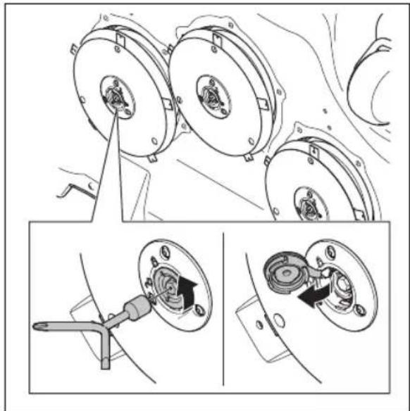 HUSQVARNA CEORA CS4 - Pour remplacer les disques de coupe - 1
