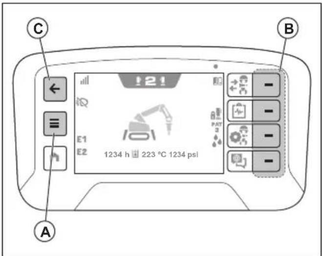 HUSQVARNA CEORA 546 EPOS - Système de menus - 1