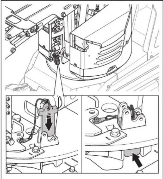 HUSQVARNA CEORA 546 EPOS - Schwenkverriegelung (DXR 95) - 2