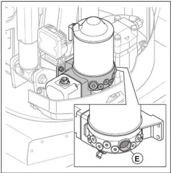 HUSQVARNA CEORA 546 EPOS - So entlüften Sie die Hydraulikhammer-Schmierfettpumpe (DXR 95) - 4