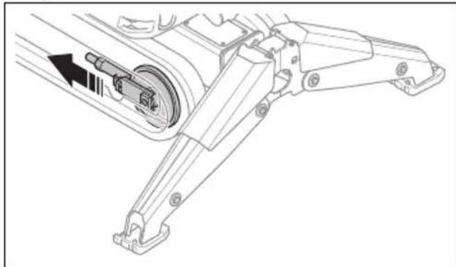 HUSQVARNA CEORA 546 EPOS - To remove and install the caterpillar tracks (DXR 145) - 2