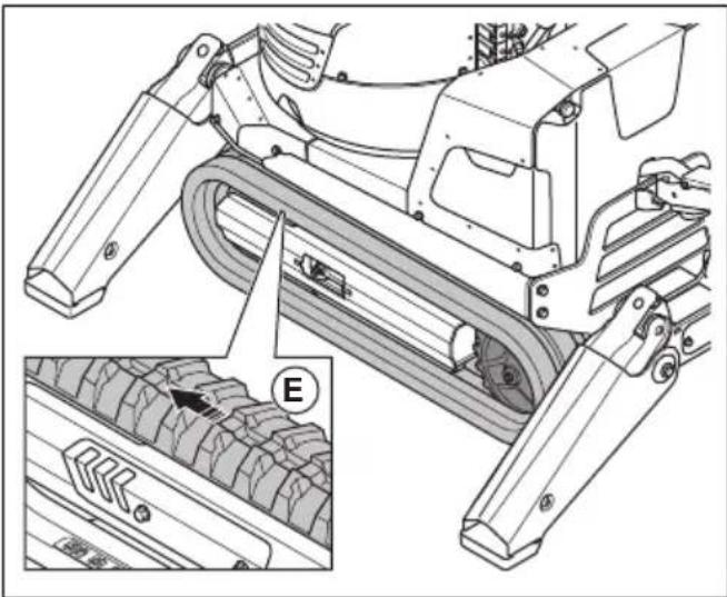 HUSQVARNA CEORA 546 EPOS - So entfernen und installieren Sie die Gleisketten (DXR 95) - 4