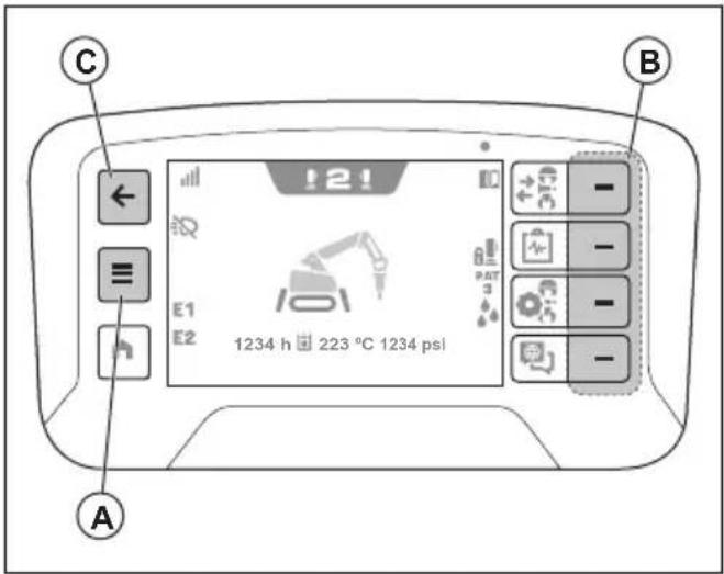 HUSQVARNA CEORA 546 EPOS - Menu system - 1
