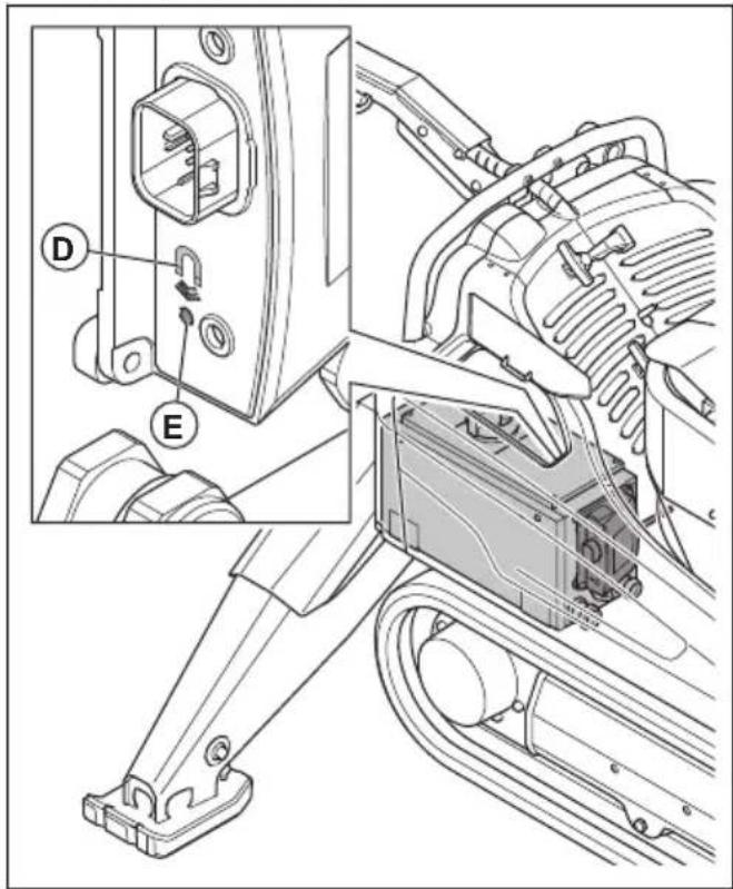 HUSQVARNA CEORA 546 EPOS - So führen Sie einen Kopplungsvorgang zwischen der Fernbedienung und dem Gerät durch (DXR 145) - 2