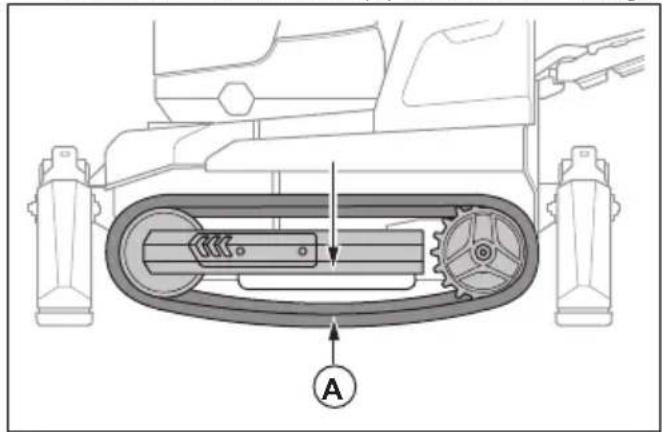 HUSQVARNA CEORA 546 EPOS - So überprüfen Sie die Spannung der Gleisketten (DXR 95) - 2