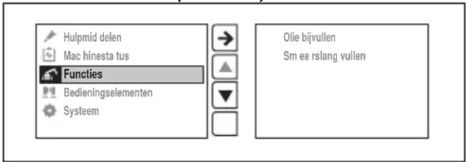 HUSQVARNA CEORA 546 EPOS - Menu "Functies" (DXR 95) - 1