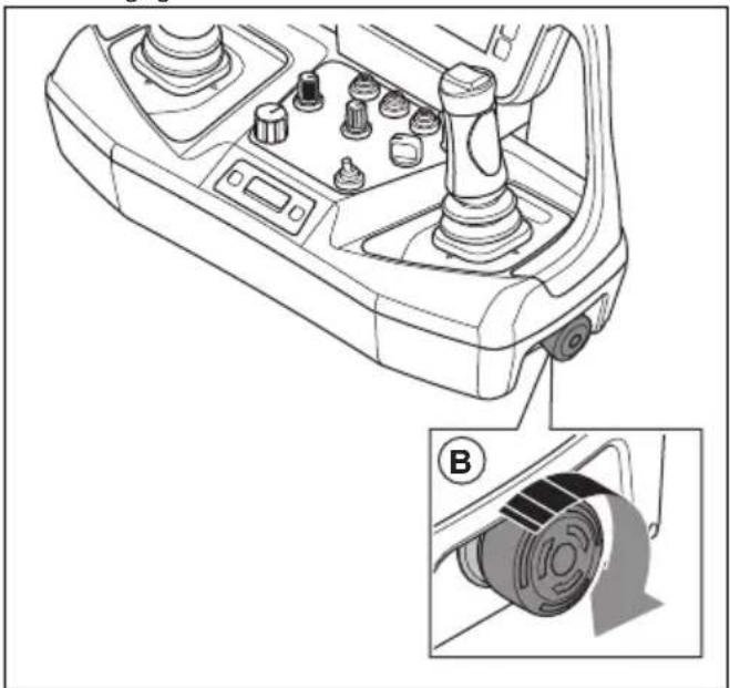 HUSQVARNA CEORA 546 EPOS - To do a check of the emergency stop button on the product (DXR 95) - 8