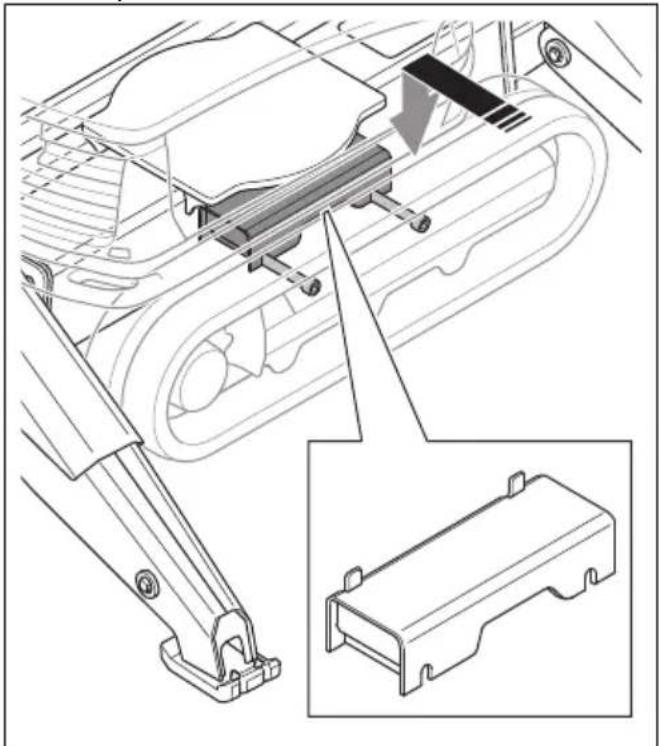 HUSQVARNA CEORA 546 EPOS - Installation et retrait des élargisseurs de chenilles (DXR 275, DXR 305, DXR 315) - 2