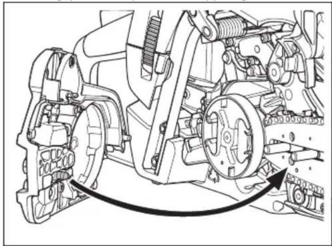 HUSQVARNA 550 XP Mark II TrioBrake - Geleider en zaagketting monteren - 3