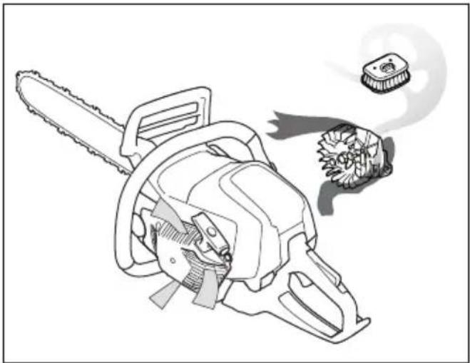 HUSQVARNA 550 XP Mark II TrioBrake - Luftfiltersystem - 1