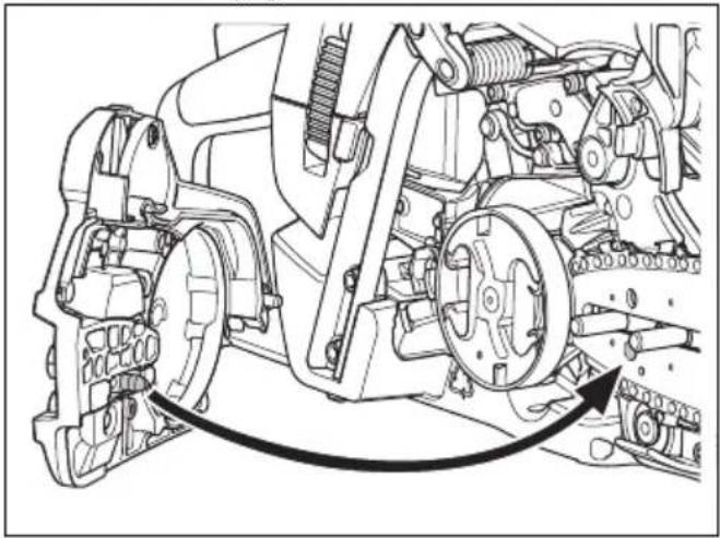 HUSQVARNA 550 XP Mark II TrioBrake - Pour monter le guide-chaîne et la chaîne de sciage - 3