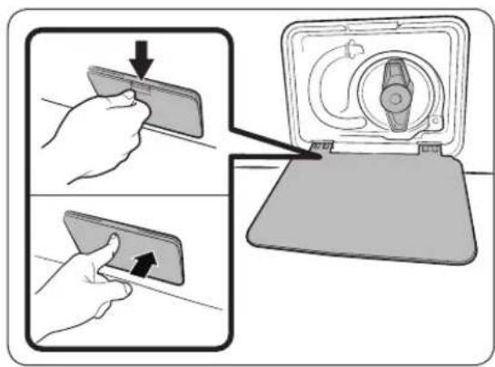 SAMSUNG WW25B6900AX - Emergency drain - 1