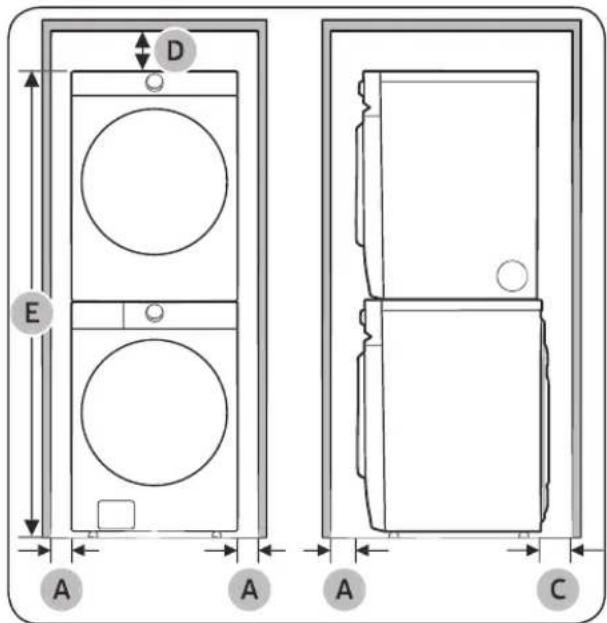 SAMSUNG WW25B6900AX - Instalación - 2