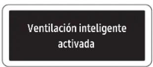 Ventilación inteligente activada