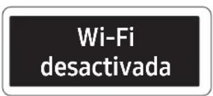 Wi-Fi desactivada
