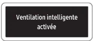 Ventilation intelligente activée