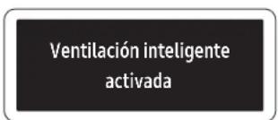 Ventilación inteligente activada