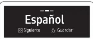 SAMSUNG NK36CB700W12 - Cambio del idioma de la campana. - 2