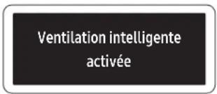Ventilation intelligente activée