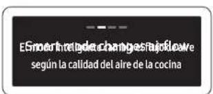 ESmear Inlet de los changes y ajo de o según la calidad del aire de la cocina
