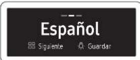 SAMSUNG NK36CB700WCG - Configuración del idioma - 4