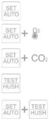 ELRO SF500CO2 - Explication des boutons de commande - 1