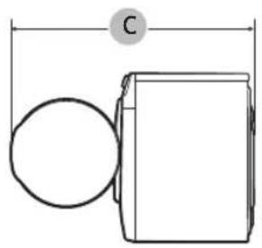 SAMSUNG WF45B6300AP - Dimensiones - 2