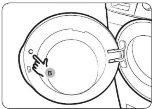 SAMSUNG WF45B6300AP - STEP 6 Remove the film inside the door - 1