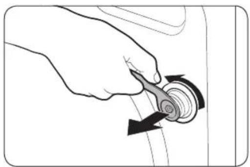 SAMSUNG WF45B6300AP - STEP 2 Remove the shipping bolts - 1