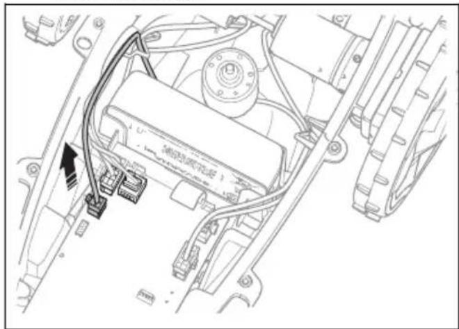 HUSQVARNA Automower Aspire R4 - Pour retirer la batterie - 5