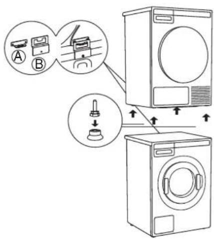 ASKO WMC6863PW1 - Installation d'un sèche-linge ASKO sur un lave- linge ASKO - 1