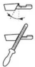 HUSQVARNA Aspire P5P4A - Saw chain filing and file gauge - 4