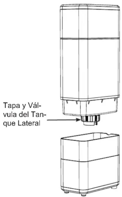 Tapa y Vál- vula del Tan- que Lateral