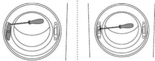 ASKO H408HDS - INVERSION DU SENS D'OUVERTURE DU HUBLOT - 3