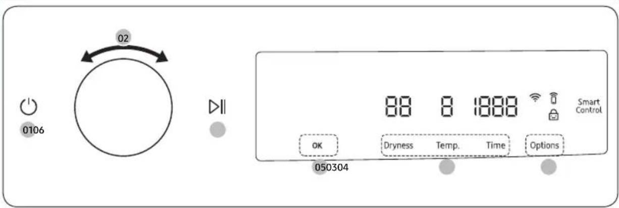 SAMSUNG DV25B6800EW - Operations - 1