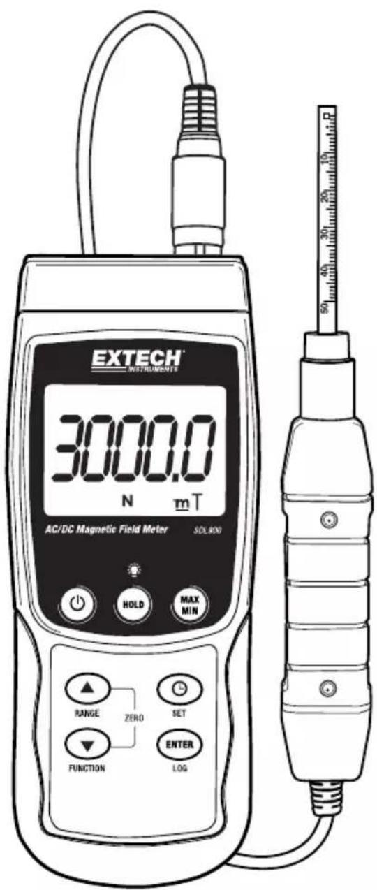 Extech SDL900 - Appareil de mesure de champs magnétiques AC/DC Modèle SDL900 - 1