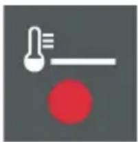 HUSQVARNA Aspire P4A 18C70 - Luz permanente vermelha do indicador de monitorização de temperatura - 1