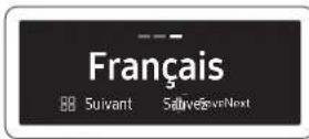 SAMSUNG NK30CB700WCG - Changer la langue de la hotte. - 3