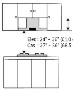 SAMSUNG NK30CB700WCG - Installation Clearances - 4