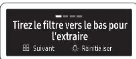 SAMSUNG NK30CB700WCG - Rappel du nettoyage du filtre - 2
