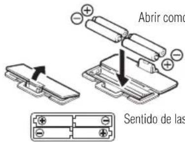 TANITA FitScan UM041F - Instalación de las pilas - 1