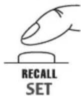 TANITA FitScan UM041F - Fonction rappel - 1