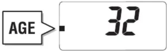 TANITA FitScan UM041F - Seleccione a sua idade - 1