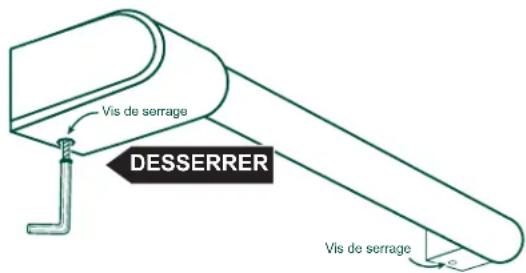 Vis de serrage DESSERRER Vis de serrage