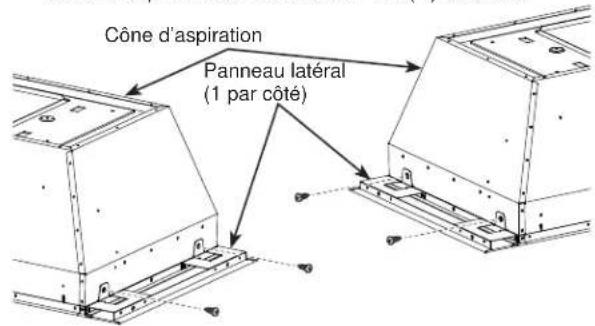 Cône d'aspiration Panneau latéral (1 par côté)