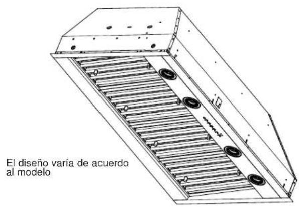 7 5/8" 28 7/16" 15" 12 1/2" A" 21 7/8" Modelos A UVC9420 39-1/2" UVC9480 45-3/4"